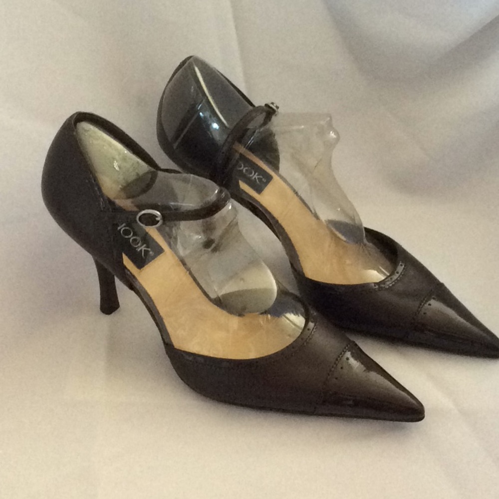 Brown maryjane shoes